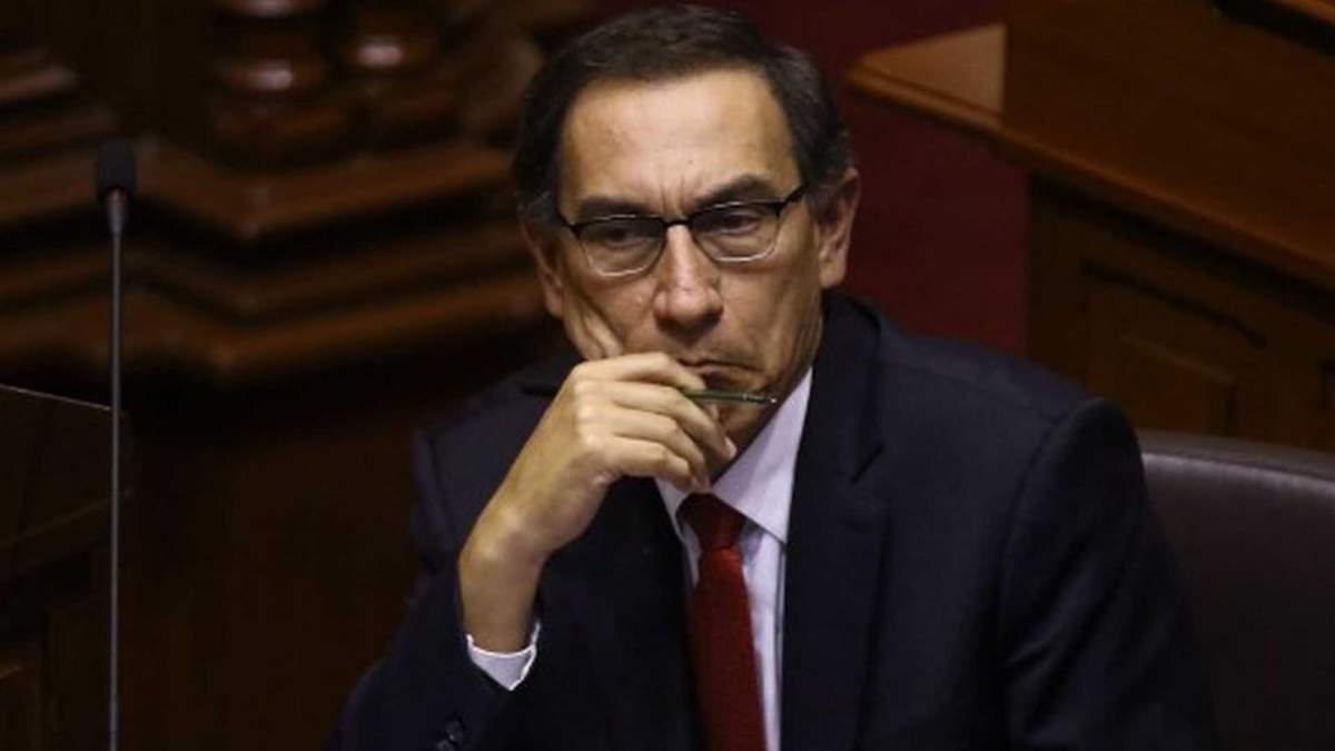 El presidente de Perú, Martín Vizcarra. Fuente: (Twitter)