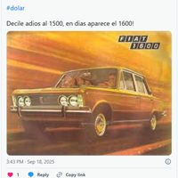 El dólar escaló los $1500 y las redes explotaron de divertidos memes