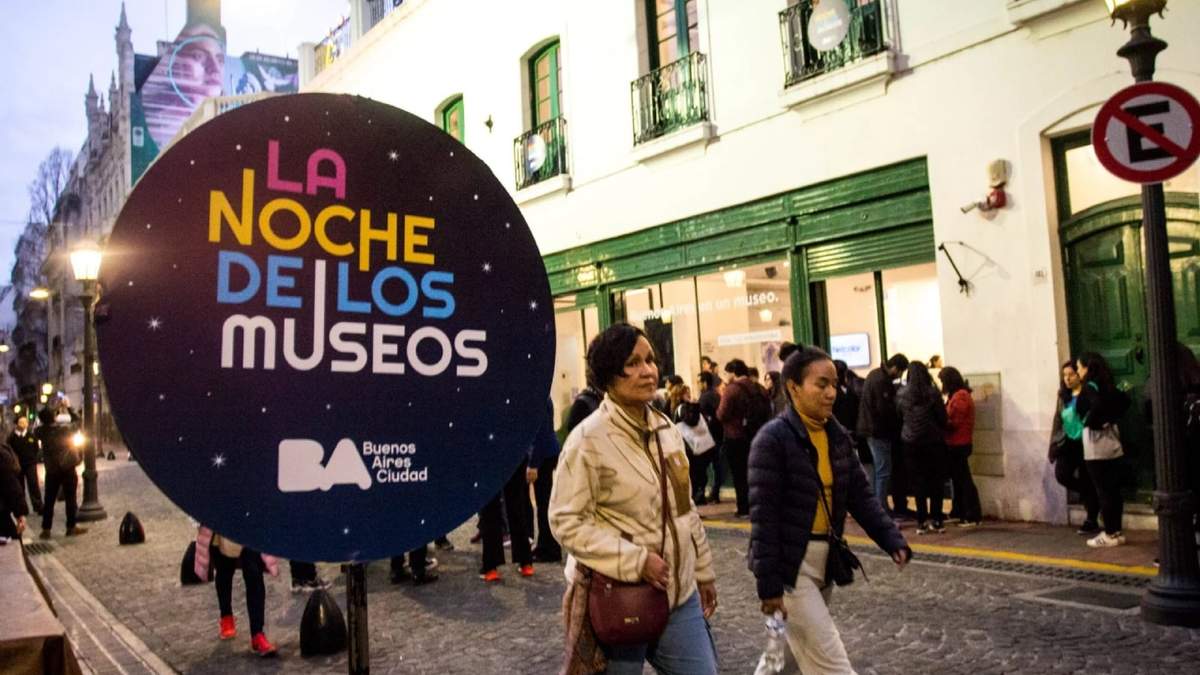 La Ciudad realiza cada año la Noche de los Museos. Fuente: (X)