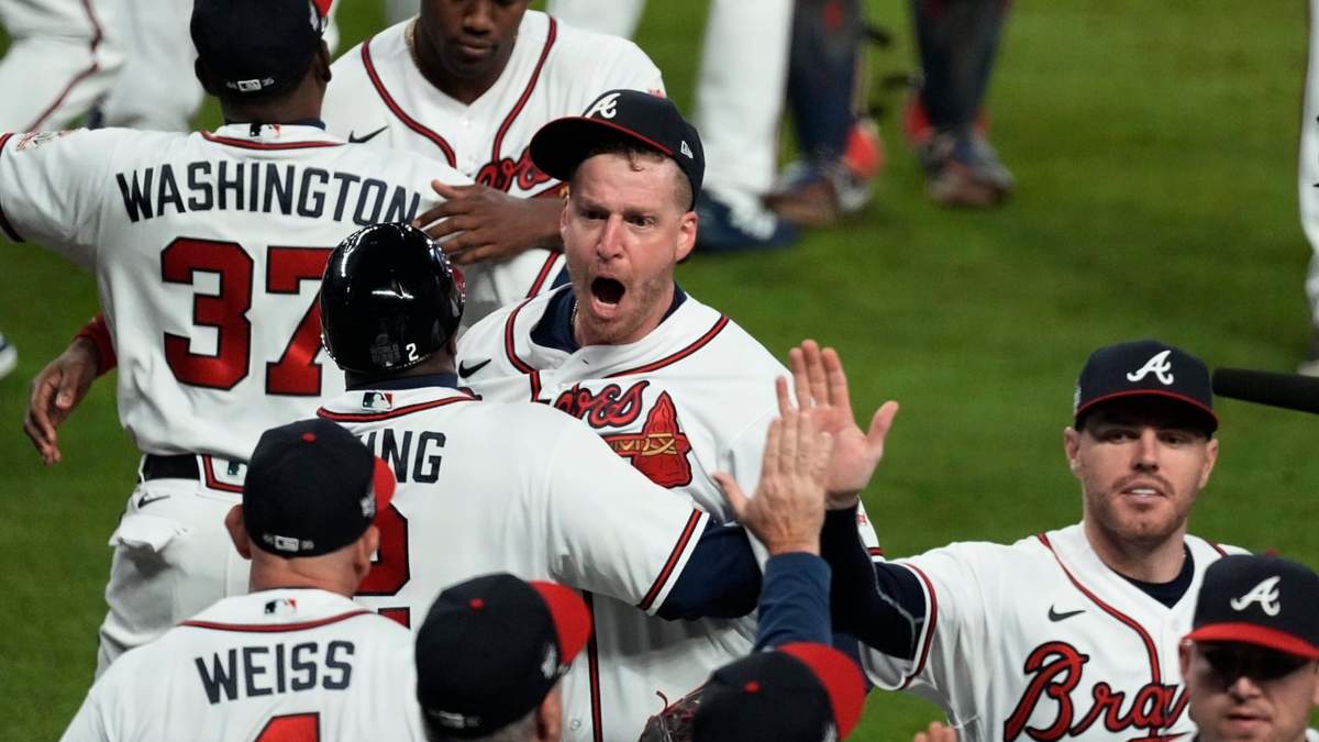 Los Bravos de Atlanta celebran su triunfo