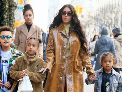 Atentos a Papá Noel: los hijos de Kim Kardashian y un insólito invento para no perderse de nada