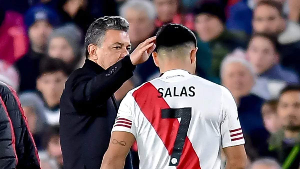 Marcelo Gallardo y Maxi Salas Fuente: (X)