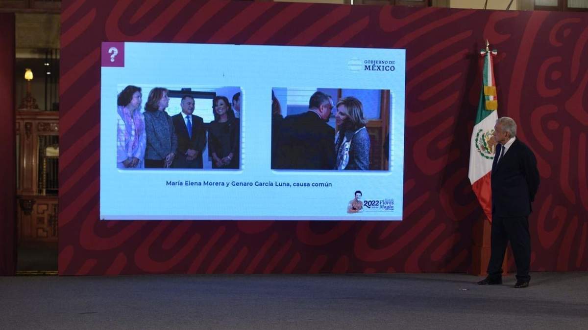 En la conferencia de AMLO, Ana Elizabeth García Vilchis dijo que María Elena Morera fue "amiga" de Genaro García Luna