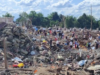Explosión en edificio que almacenaba explosivos en Myanmar deja más de 45 muertos