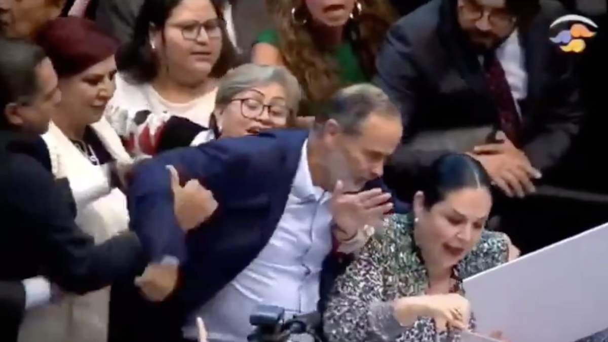 Gustavo Madero y Mónica Fernández, en la sesión del 12 de diciembre de 2019