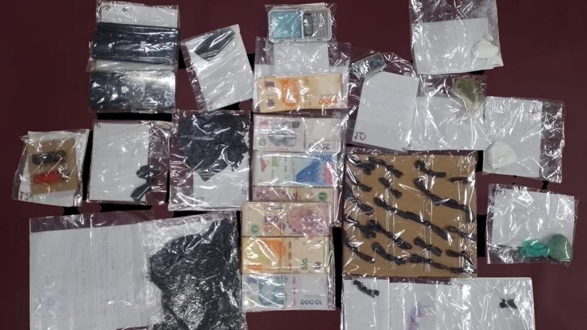Secuestro de droga en la vivienda de la Toma 7 de Mayo. Fuente: (Policía de Neuquén)