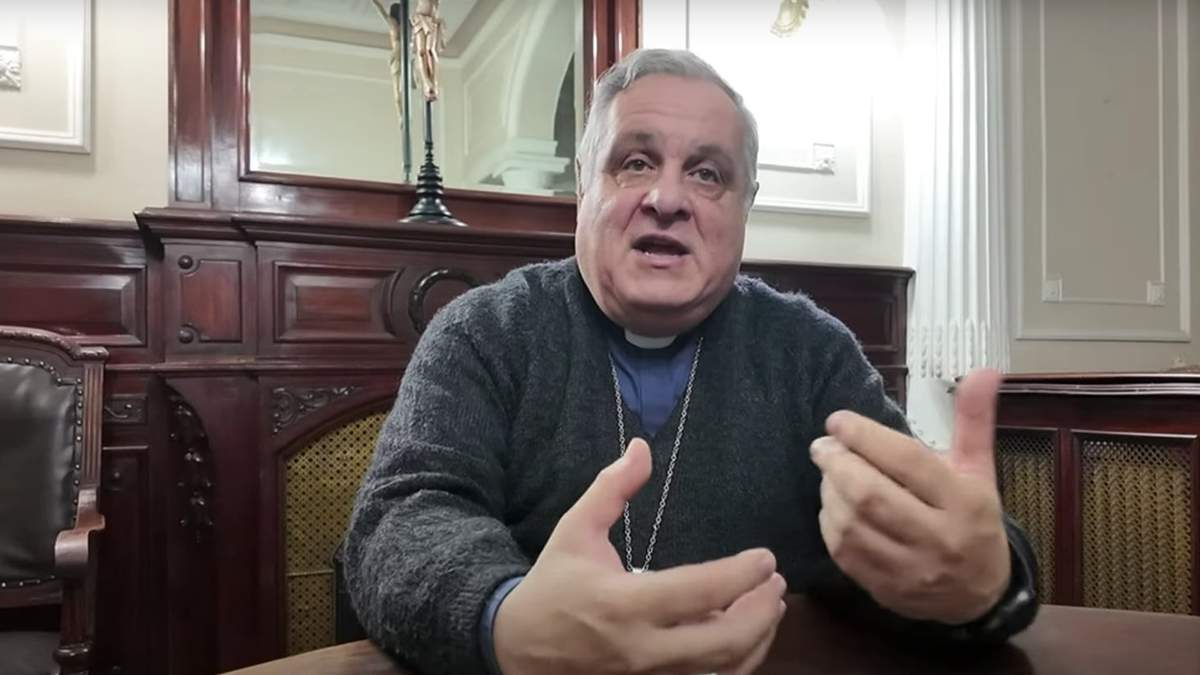 El Arzobispo de Mendoza, Monseñor Marcelo Colombo.