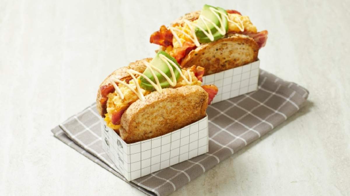 Sándwich coreano. Fuente: (Instagram)