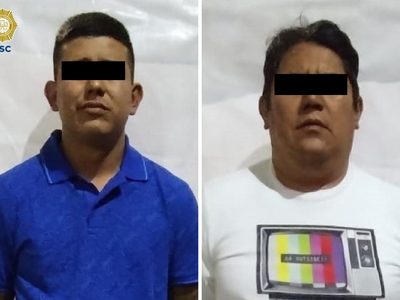 “El Orejas” de la Unión Tepito y otro más son detenidos por extorsionar en una feria de la GAM