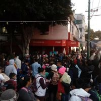 Integrantes de la caravana migrante dejan la CDMX