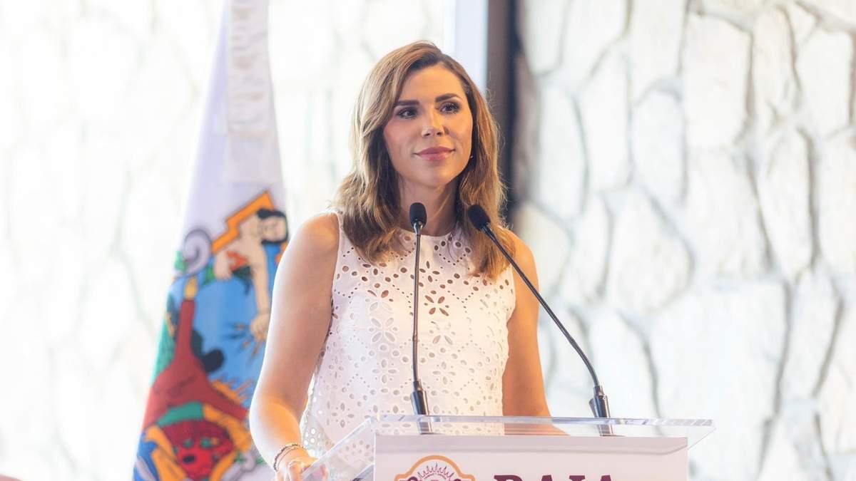 La gobernadora de baja California, Marina del Pilar Ávila, en su conferencia semanal de este miércoles 11 de junio de 2025