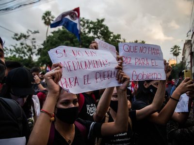 Nuevas protestas en Paraguay: diferente gremios se movilizaron por Asunción