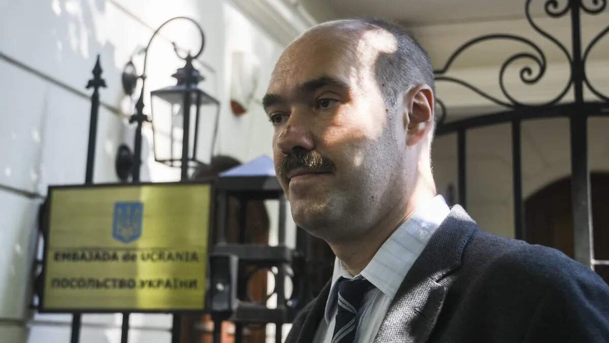 Sergiy Nebrat, encargado de negocios de la embajada de Ucrania en Argentina. Fuente: (Twitter)