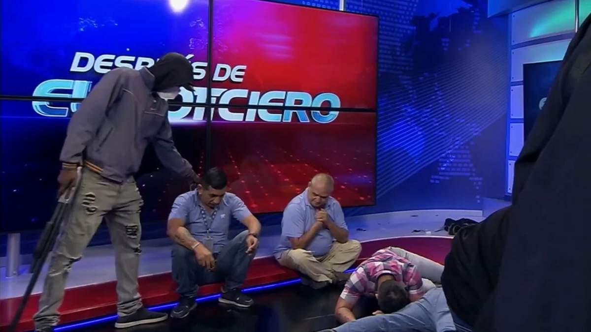 Comando asalto TC Televisión de Ecuador