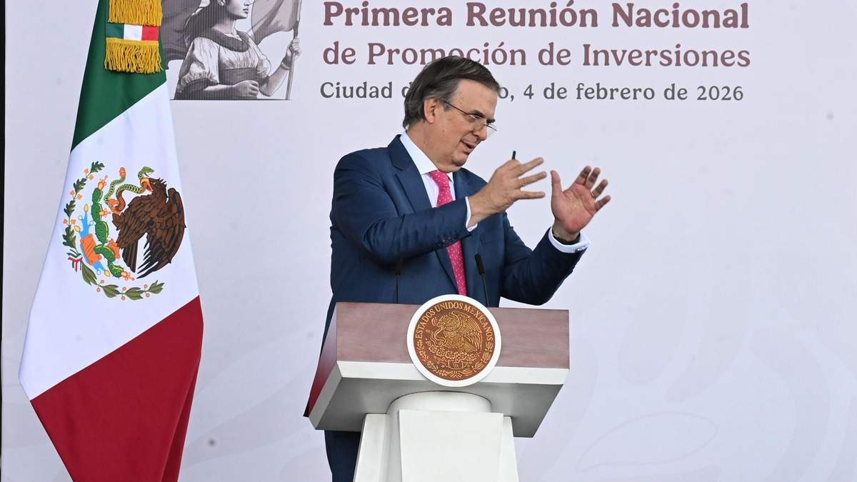 Marcelo Ebrard durante la Primera Reunión Nacional de Promoción de Inversiones