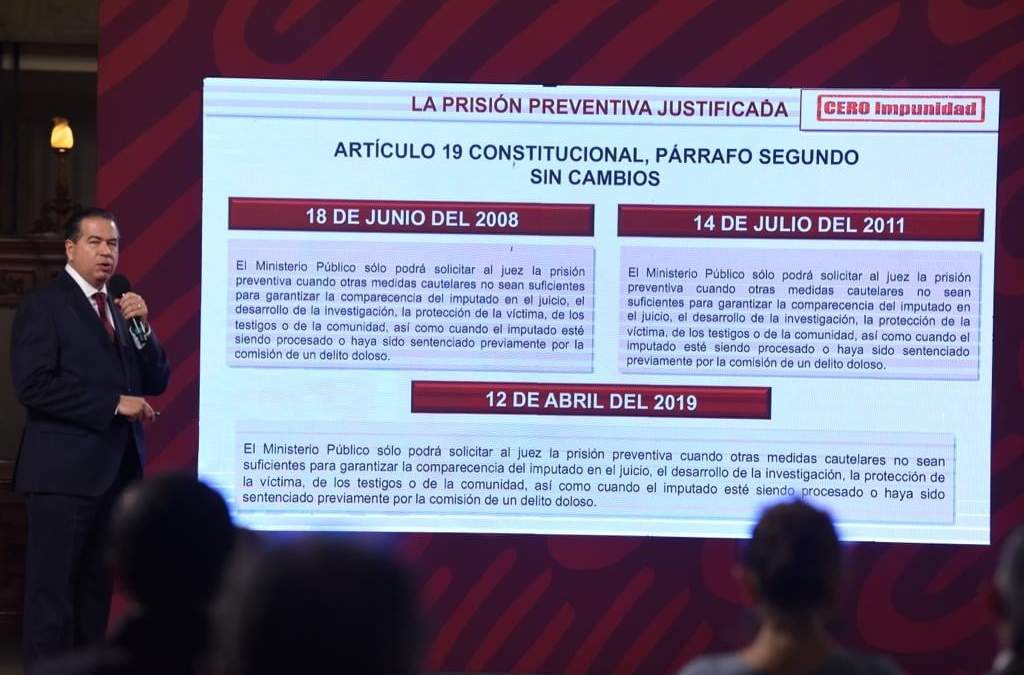 Ricardo Mejía Berdeja en contra de eliminar la prisión preventiva oficiosa