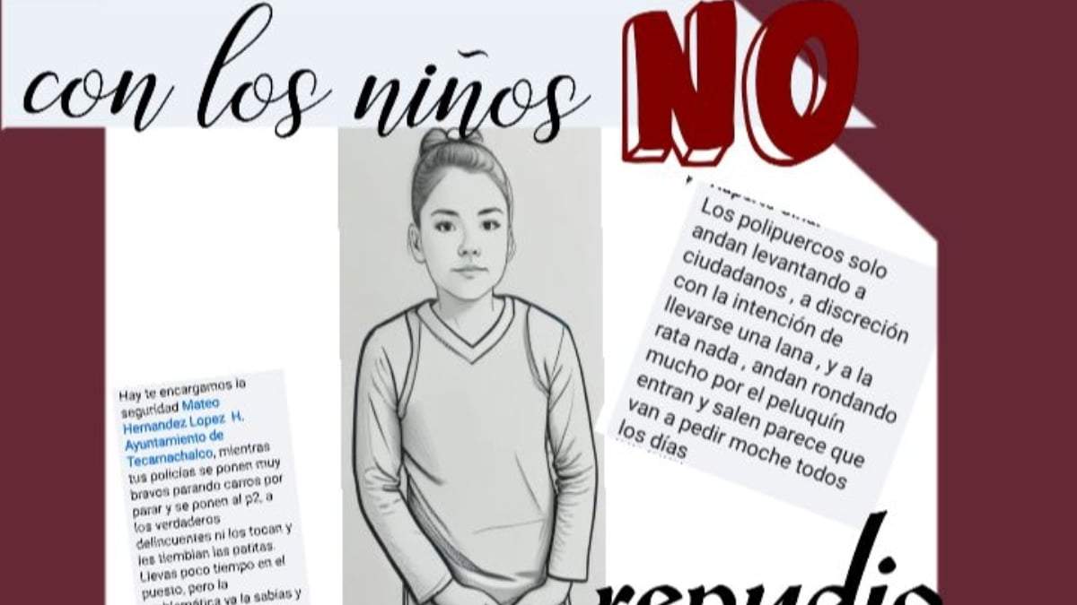 Imagen publicada por habitantes de Tecamachalco para exigir justicia