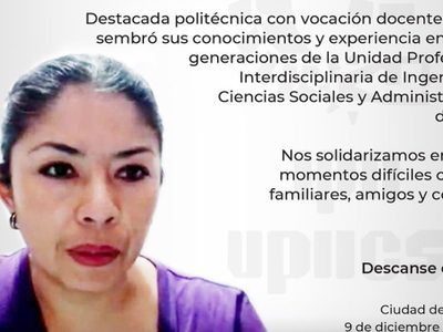 Convocan a marcha para exigir justicia por el feminicidio de Sandra Ibeth, docente del IPN
