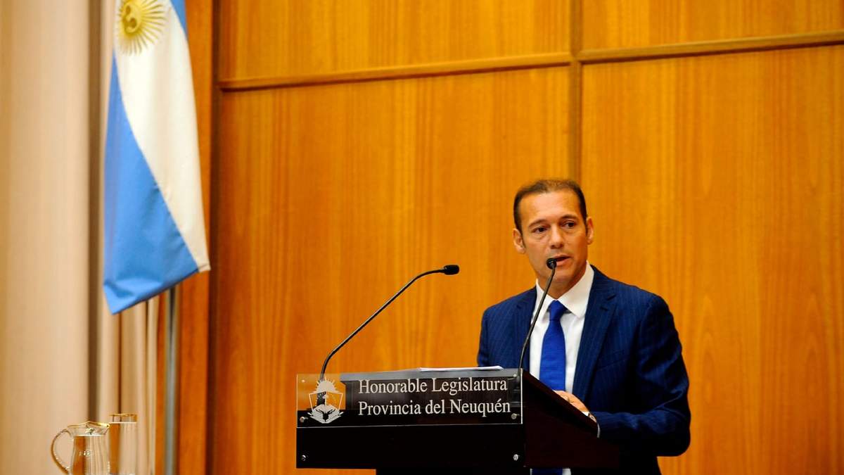 Omar Gutiérrez, gobernador de Neuquén. Fuente: (Twitter)