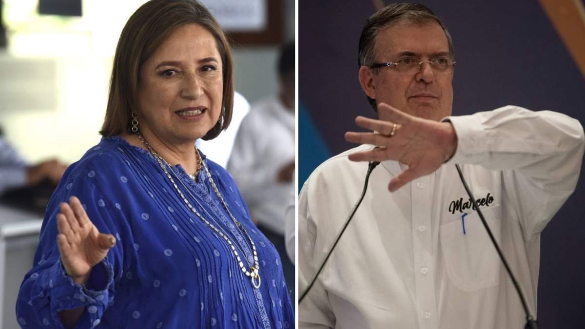 Xóchitl Gálvez y Marcelo Ebrard, aspirantes presidenciales