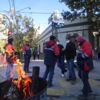 Rompen la cuarentena: regresa la protesta de los mineros de Andacollo