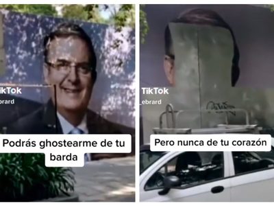 Ebrard se burla de los esfuerzos de Sheinbaum para borrar pintas en favor del canciller