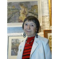 'Oración de la pintora rusa” exposición de Diakova en el restaurante El Convento