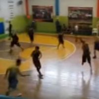 Balacera causa pánico en partido de basquetbol en Aguascalientes (Video)