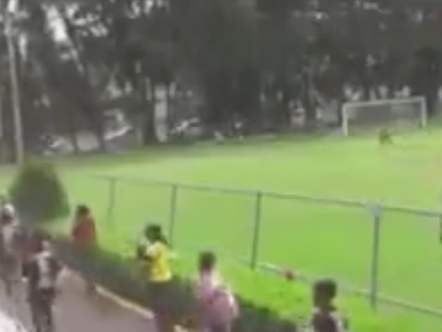 Balacera en deportivo de Tláhuac; matan a dos personas en tribuna en un partido de futbol (Video)