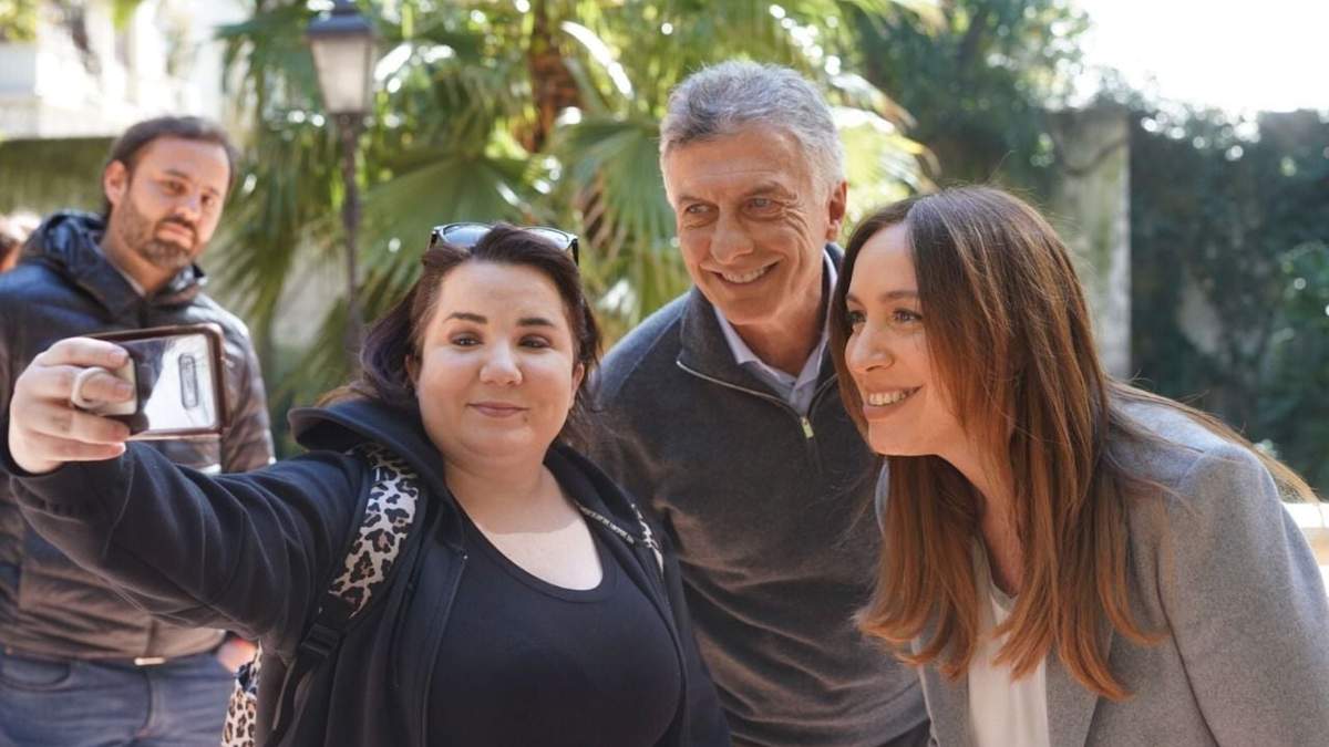 María Eugenia Vidal cuenta con el apoyo de Mauricio Macri en su campaña. Fuente: (Twitter)