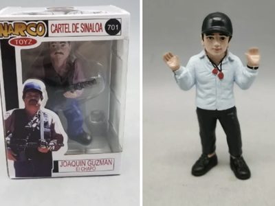 Venden por internet muñecos coleccionables de El Chapo, Ovidio, Arellano Félix y Pablo Escobar