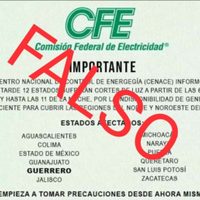 La CFE desmiente nuevos apagones para este viernes en 12 estados