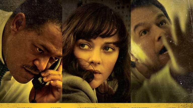Laurence Fishburne, Jennifer Ehle y Matt Damon. Fuente: (Instagram).