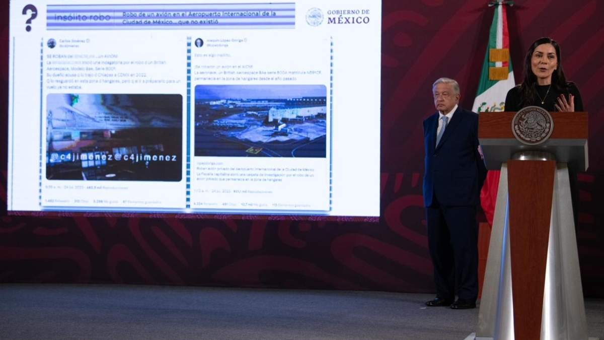 El presidente López Obrador y Ana Elizabeth García Vilchis