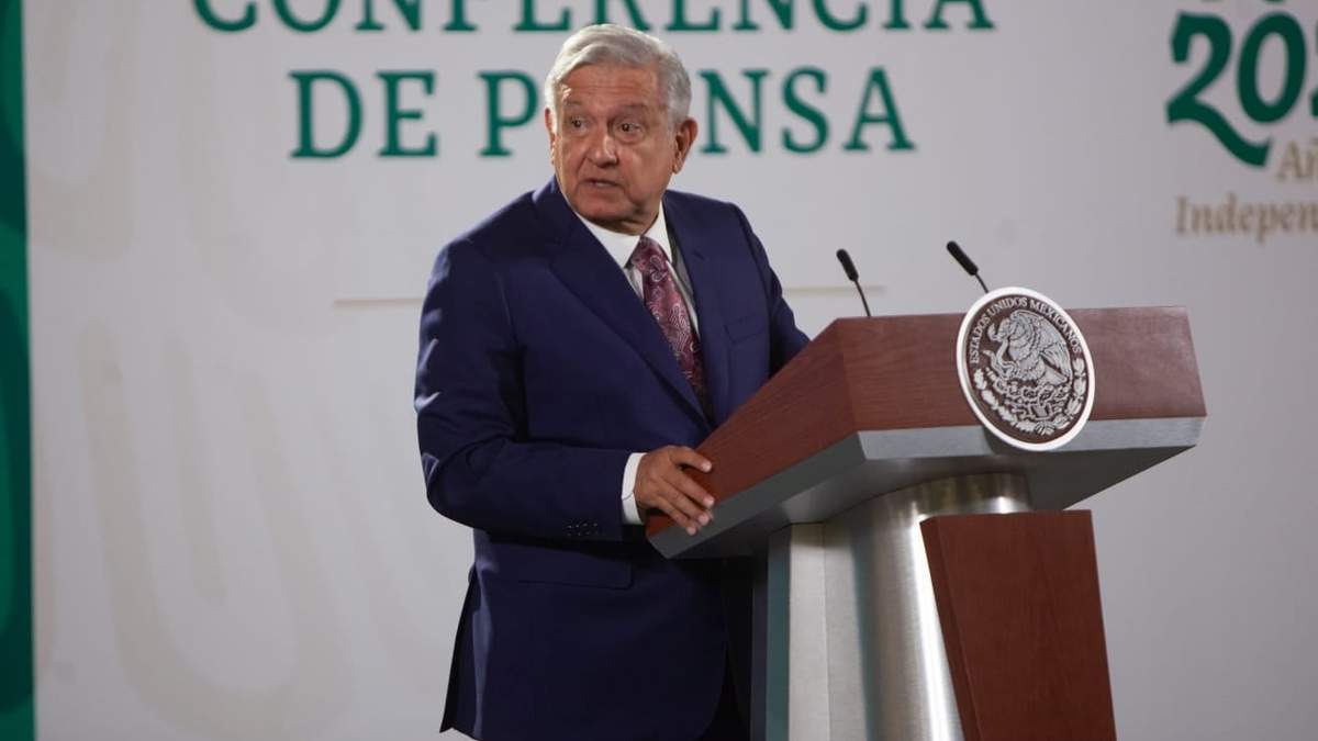 Andrés Manuel López Obrador en su conferencia de este lunes