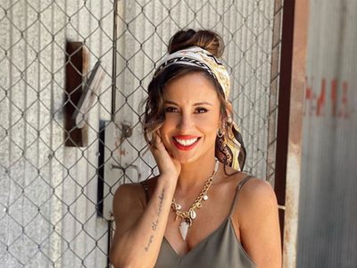 "No saben las ganas": Lourdes Sánchez hizo esto por primera vez pero ya parece toda una experta