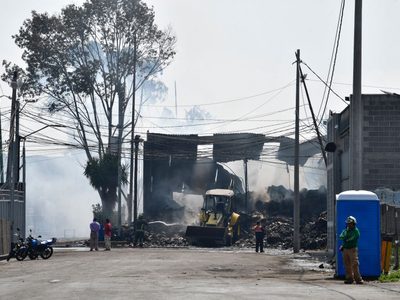 Sheinbaum anunció que habilitará un espacio temporal para afectados del incendio de la Ceda