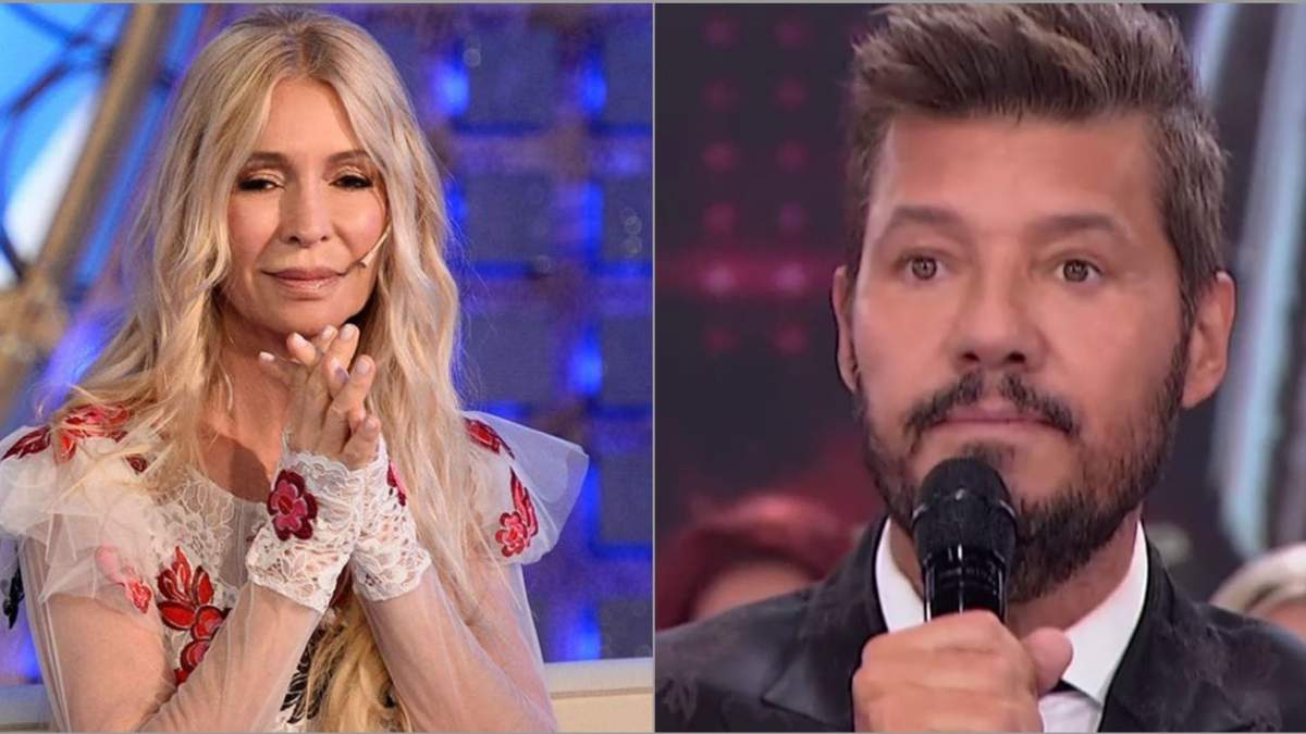 Cris Morena y Marcelo Tinelli. Foto: (Twitter)