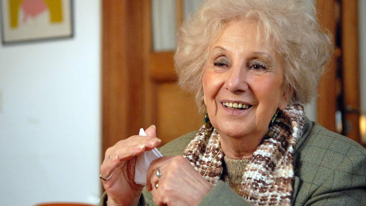 Referente de Abuelas de Plaza de Mayo, Estela de Carlotto. Fuente: (Twitter)