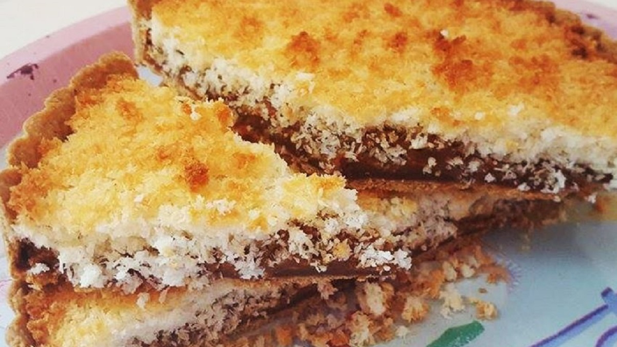 Tarta de avena y coco. Fuente: (Pronto)
