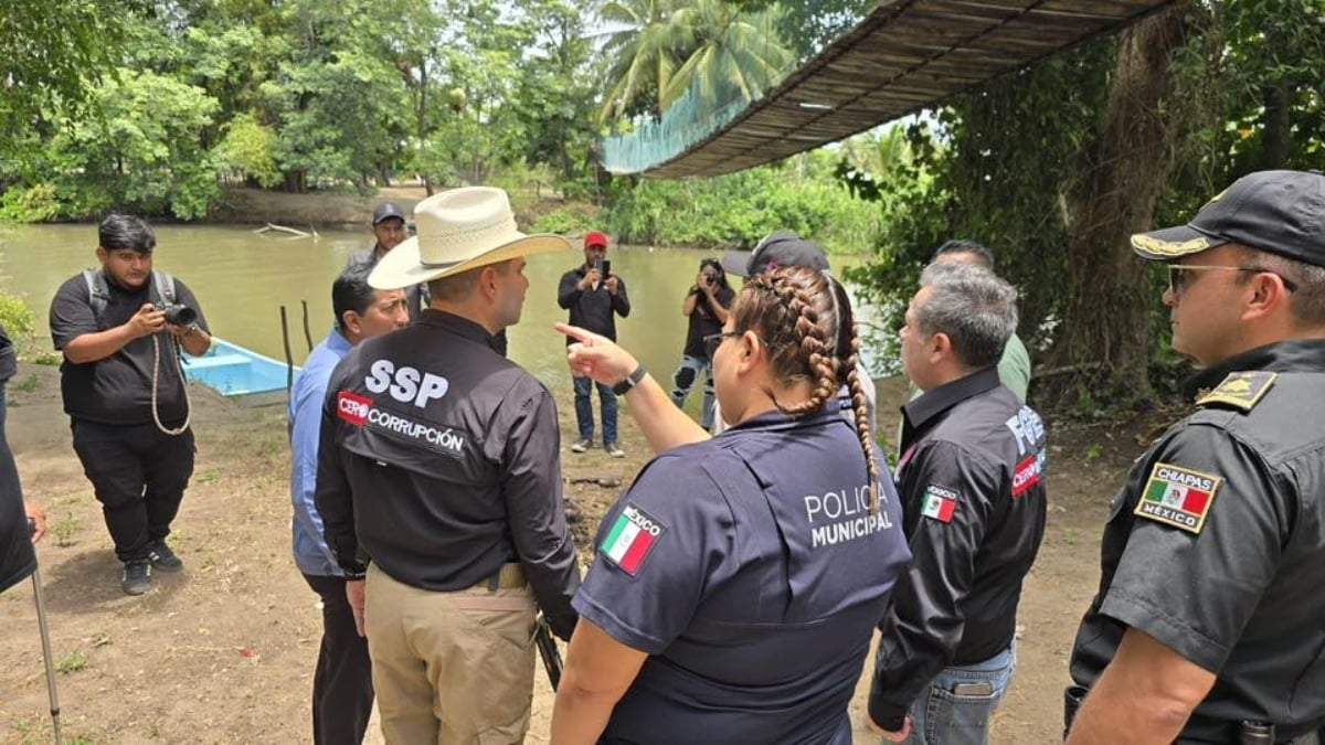 Recorrido de autoridades estatales por el río Cahoacán
