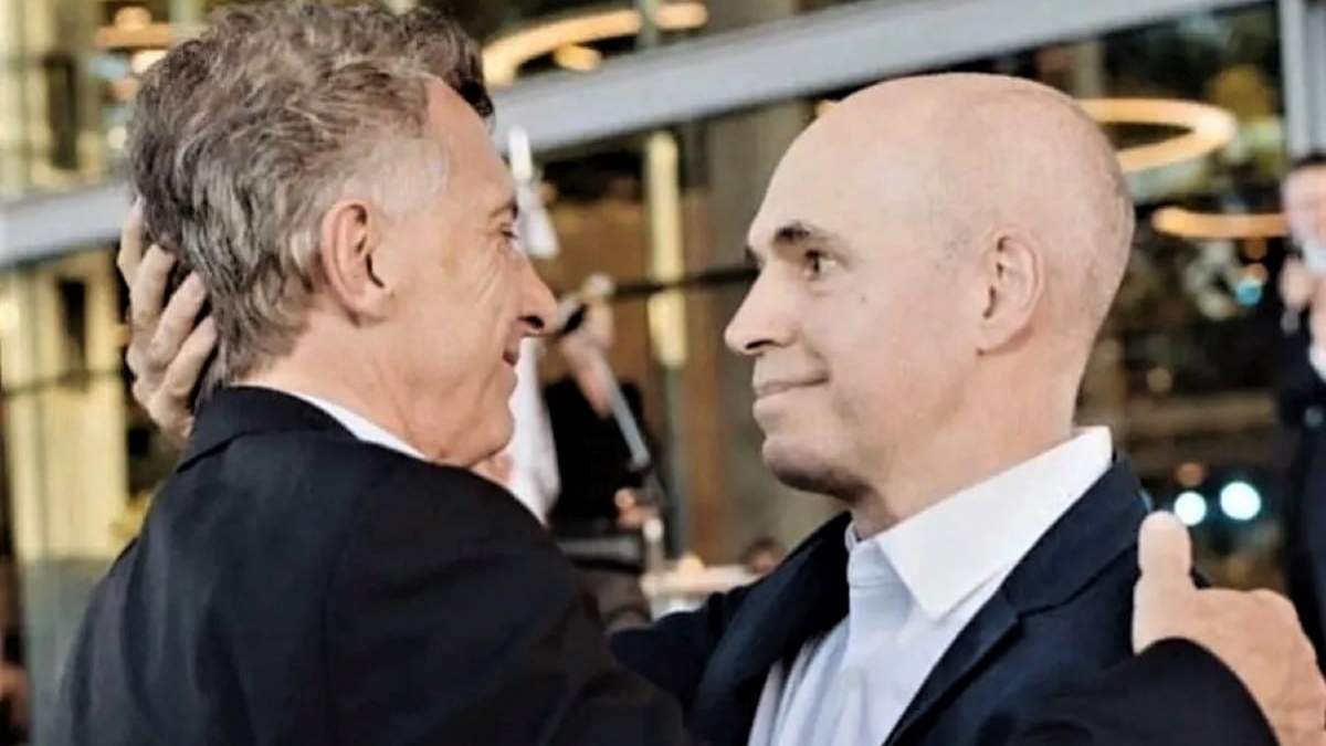 Mauricio Macri y Horacio Rodríguez Larreta. Fuente: (Twitter)