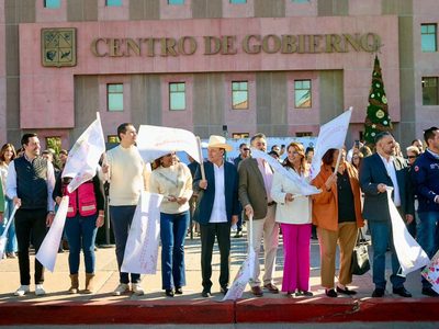 Gobernador Durazo inicia Operativo Navideño con más de 250 mil apoyos para familias