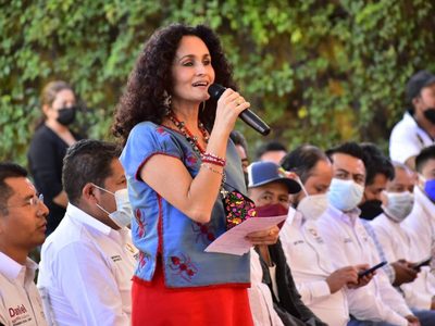 Susana Harp llama “falso” y “mentiroso” a Mario Delgado; lucha por la candidatura de Oaxaca sigue