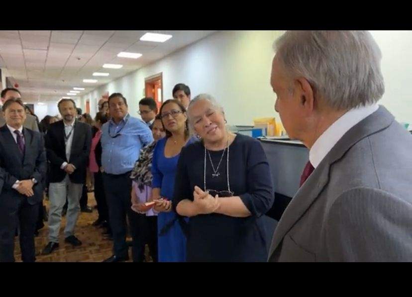 López Obrador. "Es un trabajo en equipo y todos ayudamos"