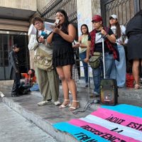 Protesta en Congreso de Chiapas: personas trans exigen ley de identidad de género y derechos básicos