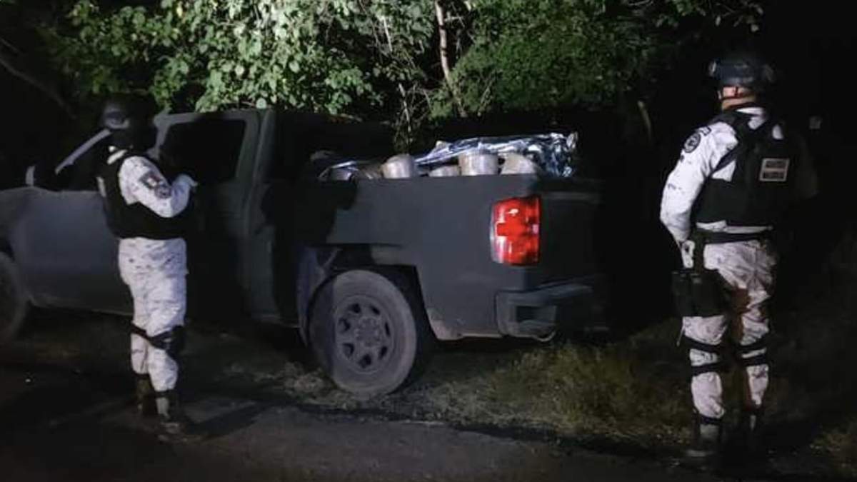 La camioneta donde fue hallado el cargamento