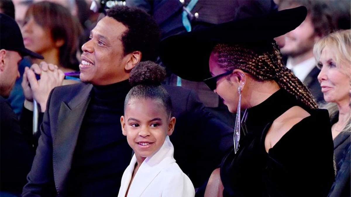 Jay Z, Beyonce e hija. Fuente: (Instagram)