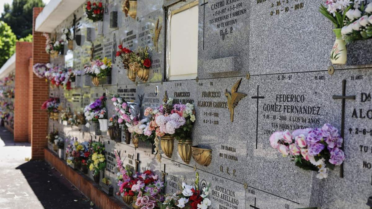 Imagen ilustrativa de un cementerio en Neuquén. Fuente: (Twitter)