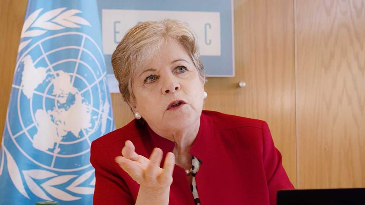 Alicia Bárcena, secretaria ejecutiva de la Cepal